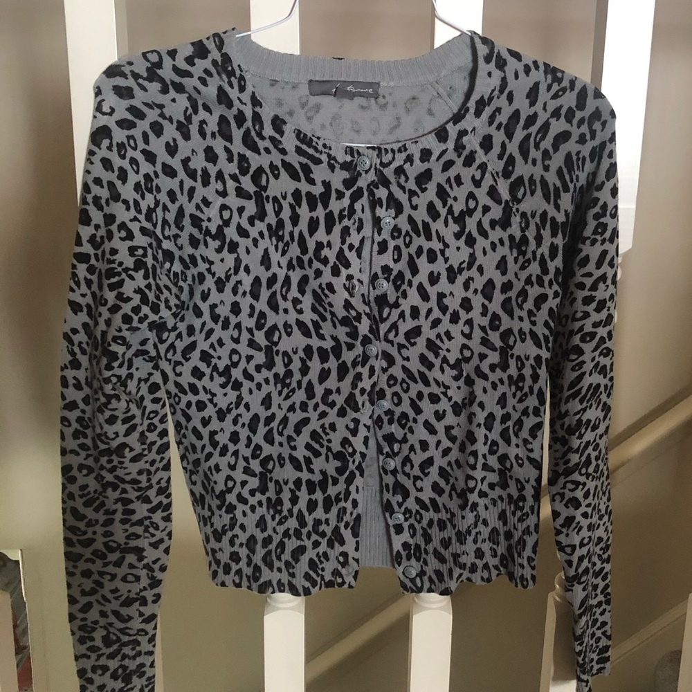 Forever 21 Leopard Cardigan
